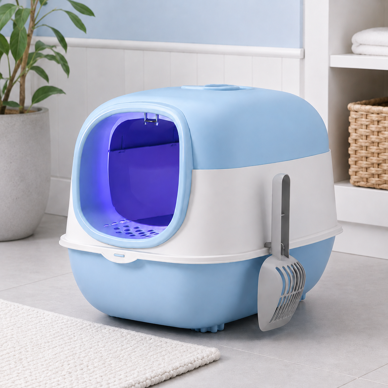 Zugo Orbit Blue 52x38x40 Litter Box