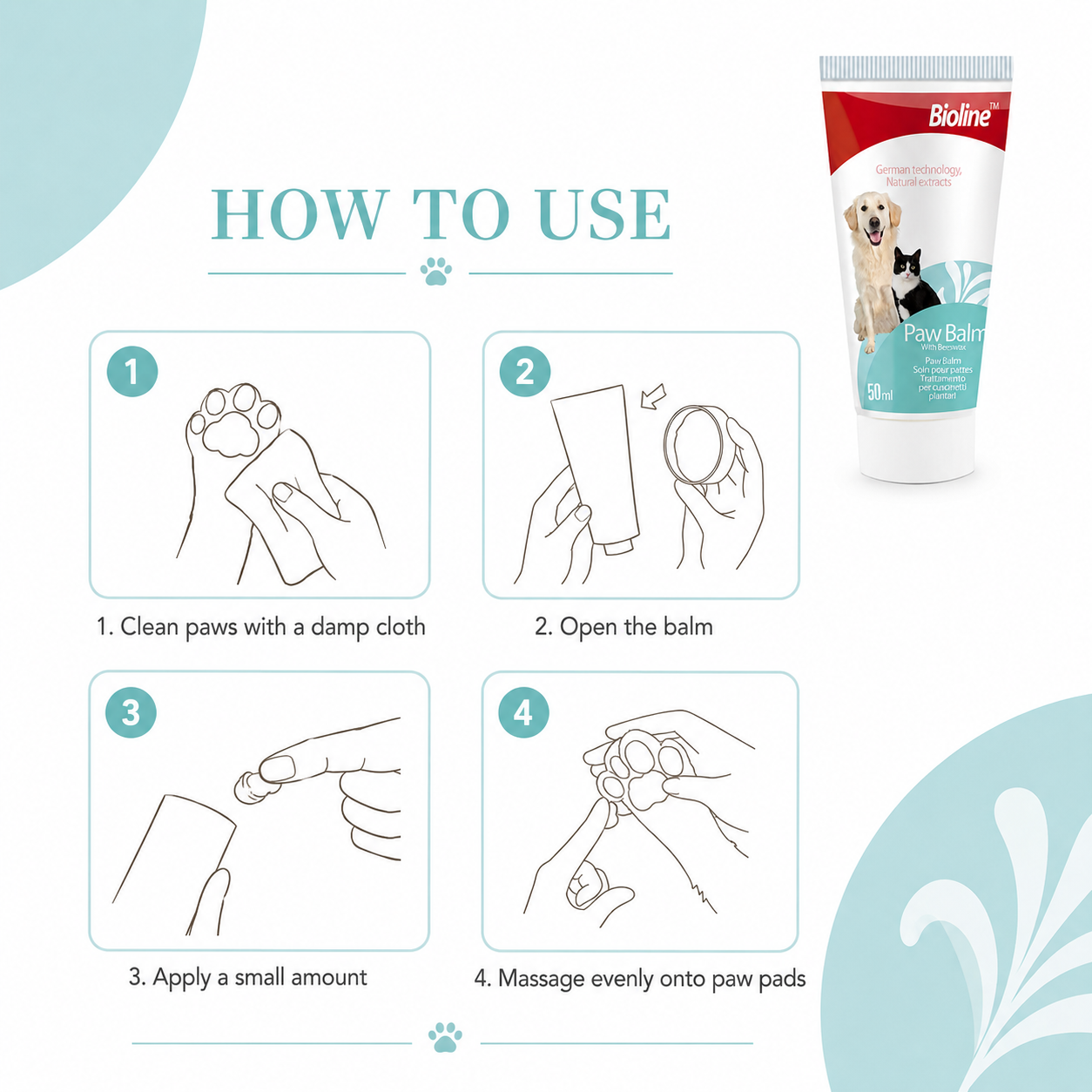 Bioline Pawcare Creme 50ML