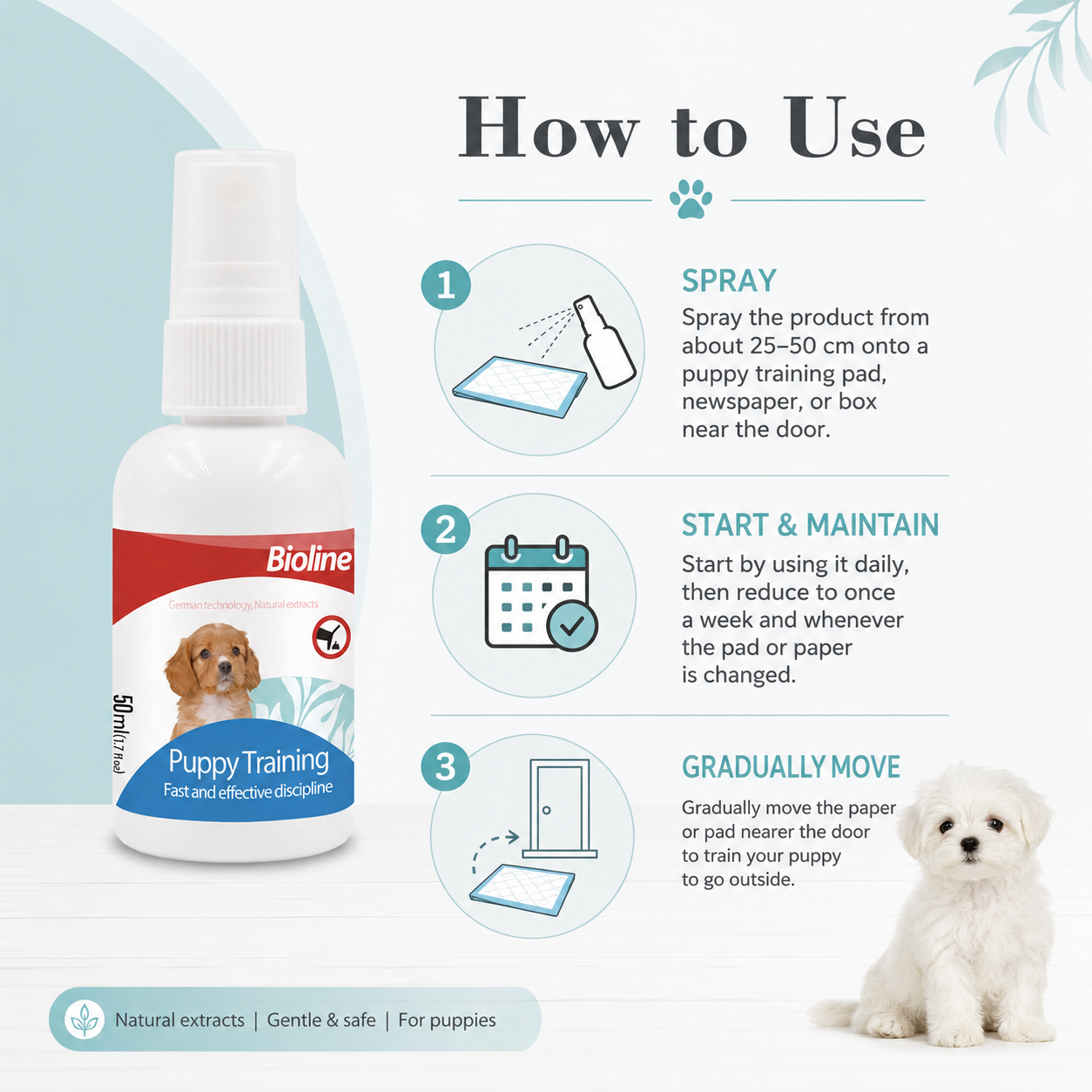 Bioline Puppy Trainer 50ML