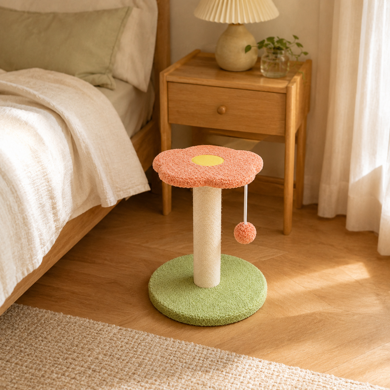 Zugo Bloom Petal Post Cat Scratcher