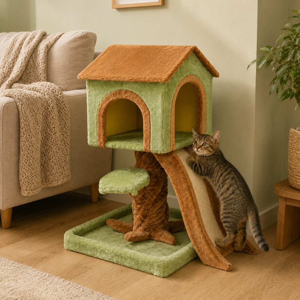 Zugo Forest Hut Cat Tree