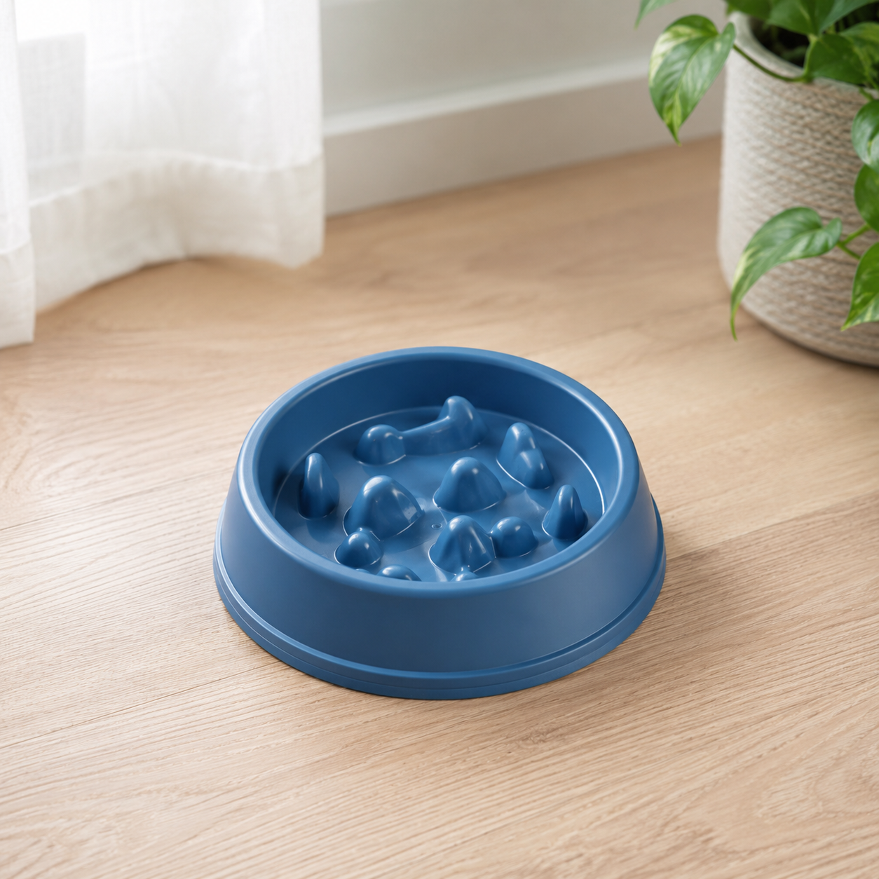 Zugo Mountain Peak Slow Feeder Bowl
