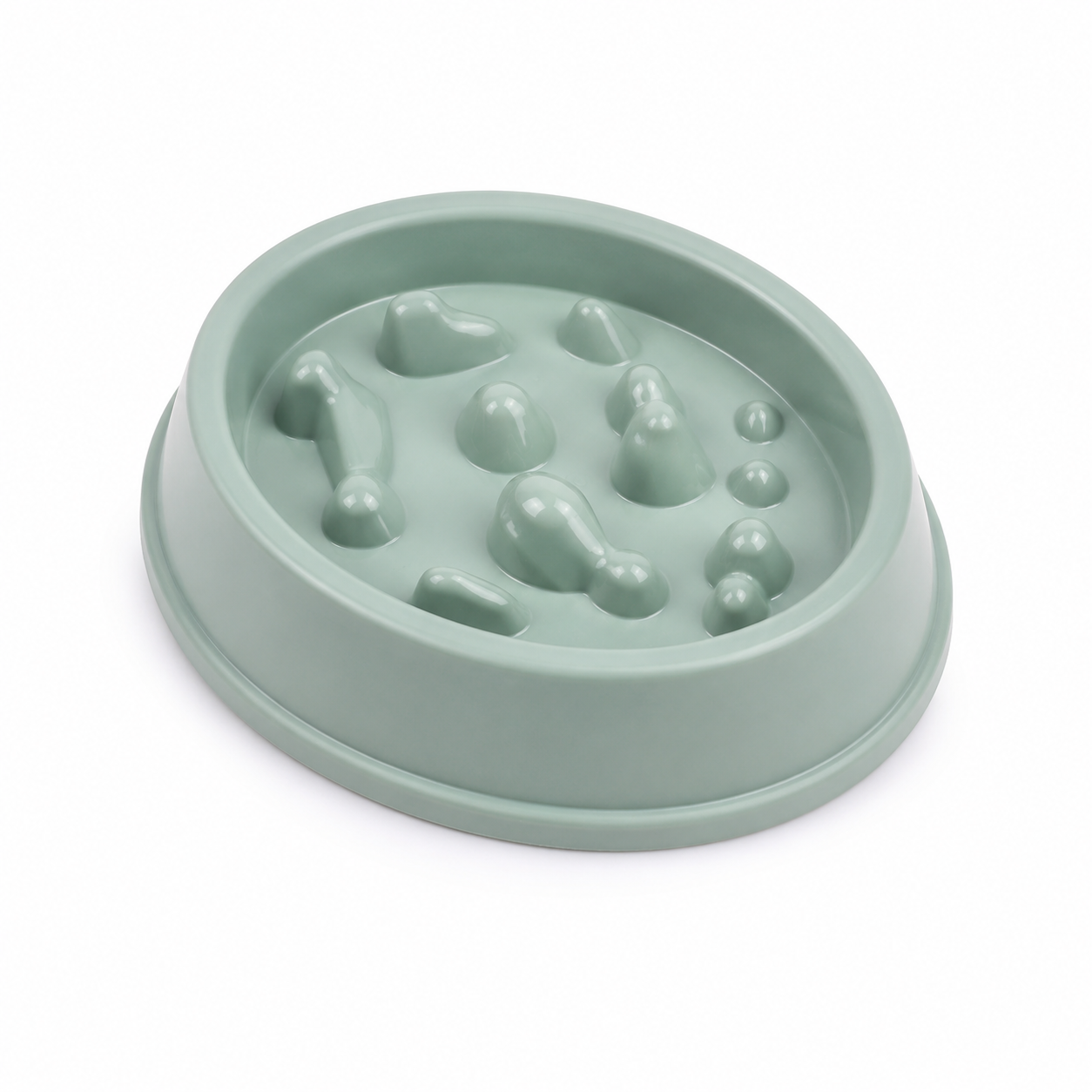 Zugo Mountain Peak Slow Feeder Bowl
