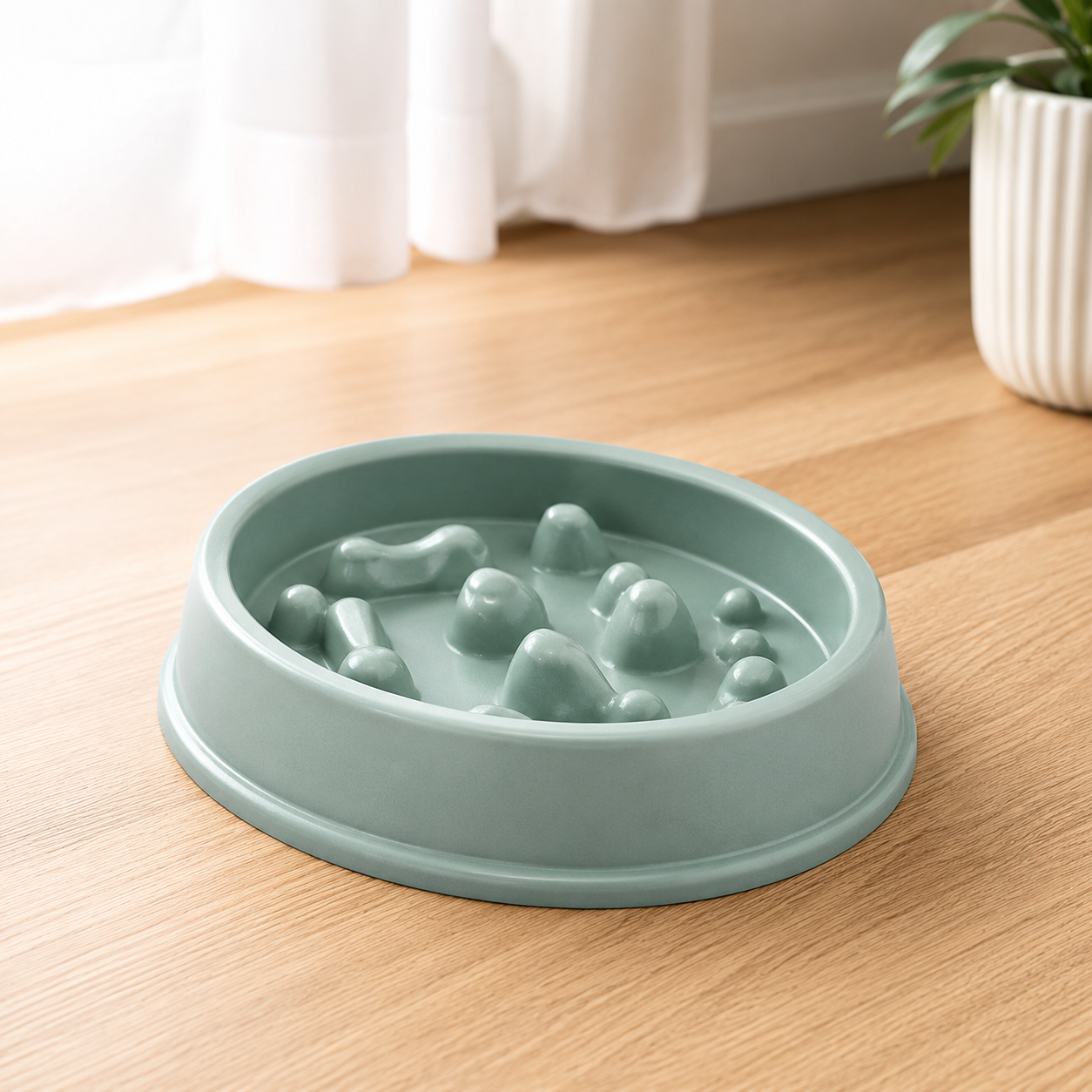 Zugo Mountain Peak Slow Feeder Bowl