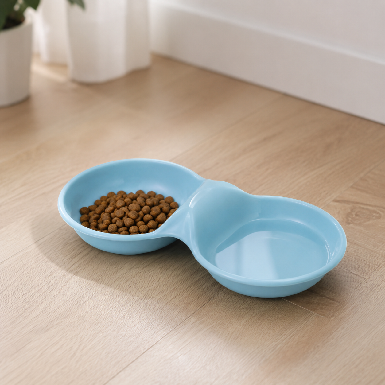 Zugo Pastel Shallow Double Bowl