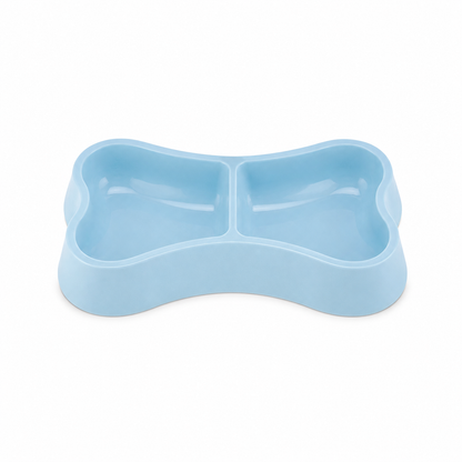 Zugo Pastel Bone Double Bowl