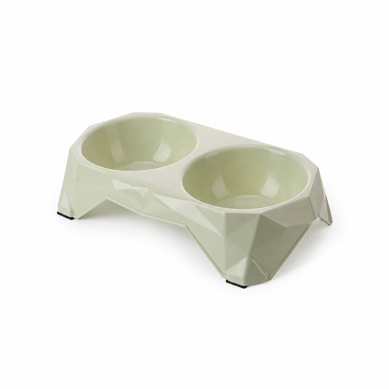 Zugo Pastel Diamond Double Bowl