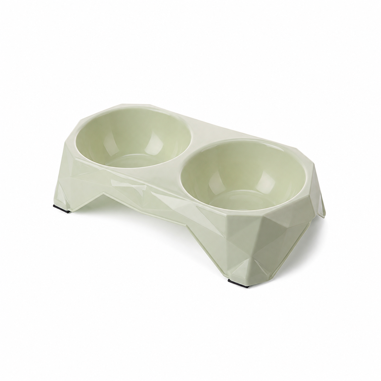 Zugo Pastel Diamond Double Bowl