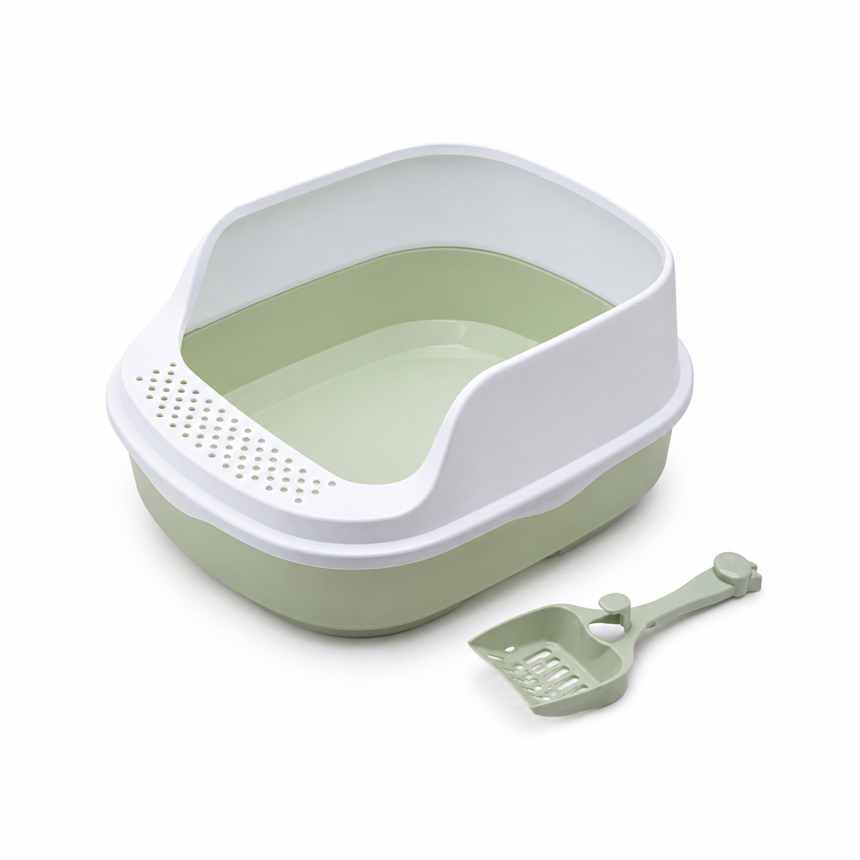 Zugo Pastel Square Rim Large 47x39x20 Litter Box