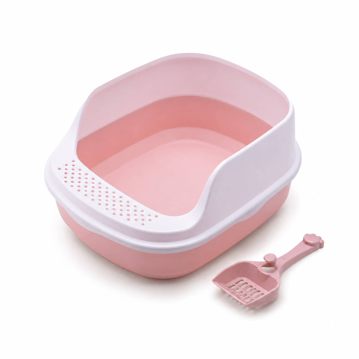 Zugo Pastel Square Rim Large 47x39x20 Litter Box