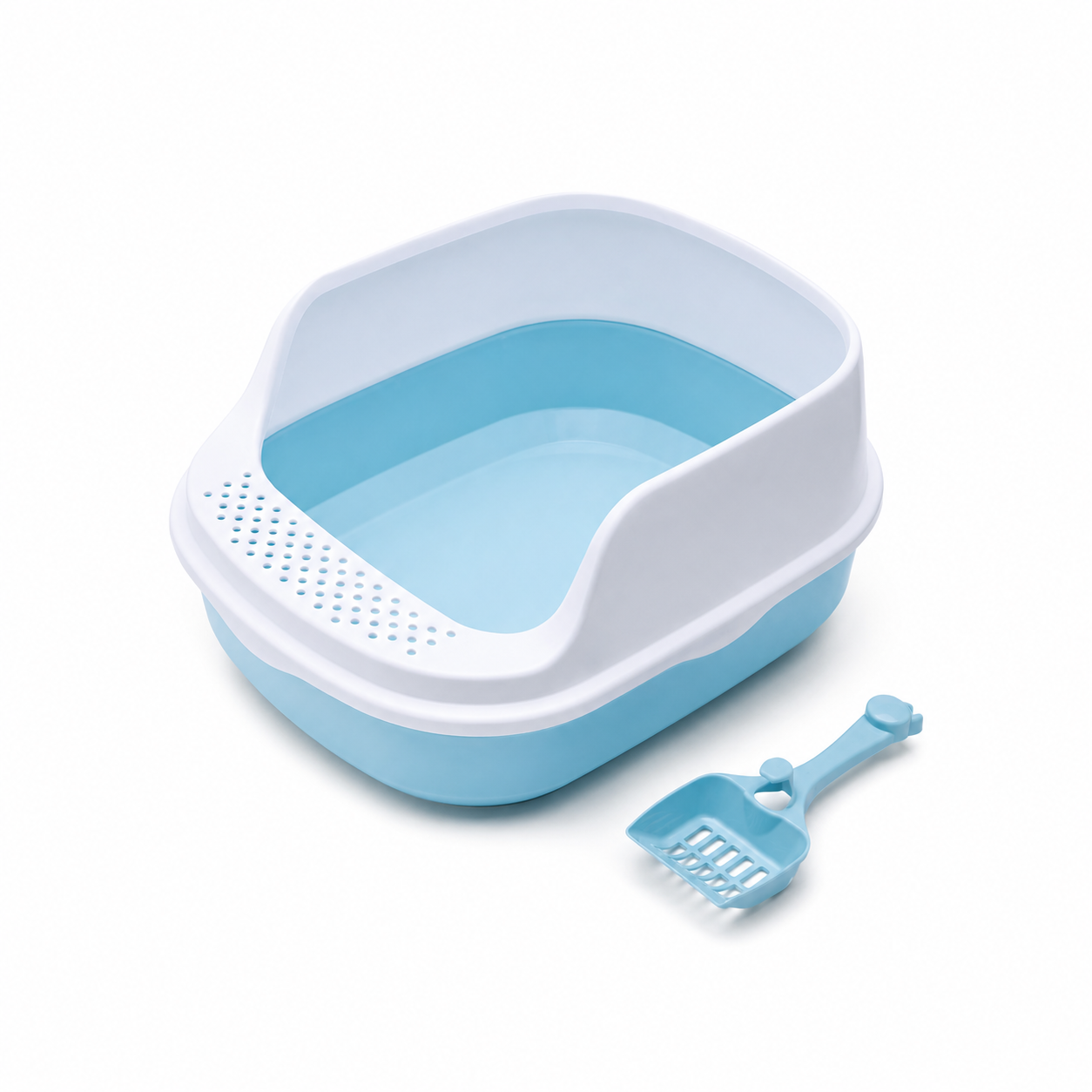 Zugo Pastel Square Rim Large 47x39x20 Litter Box