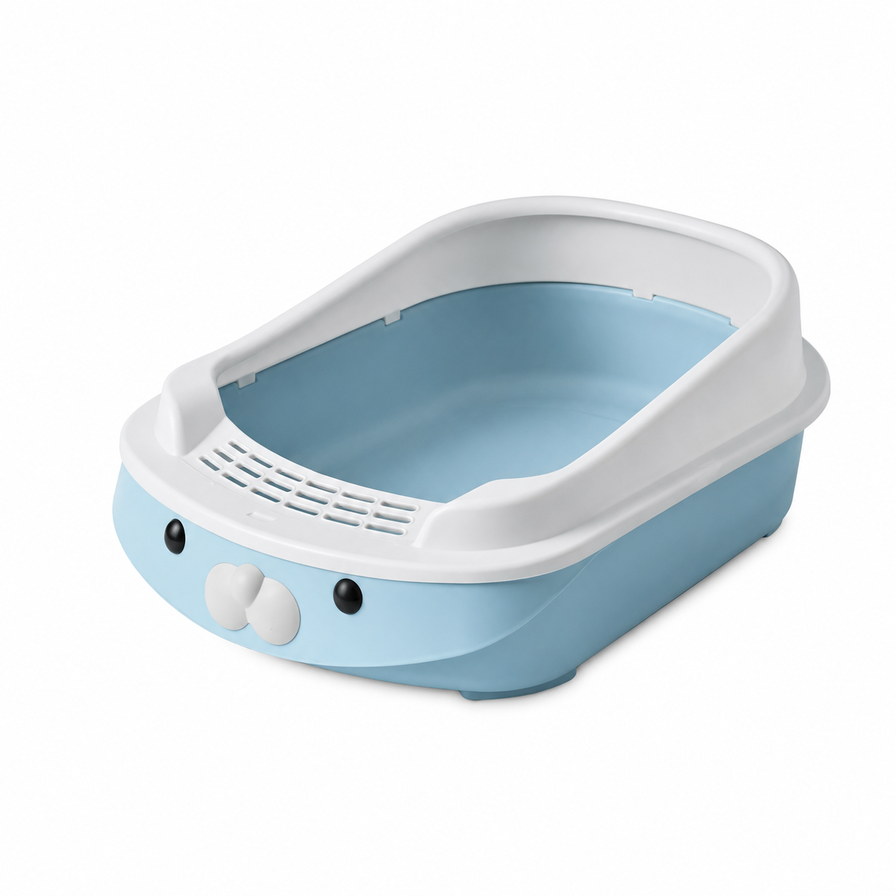 Zugo Pastel Cartoon Blue Small 19x43x14 Litter Box