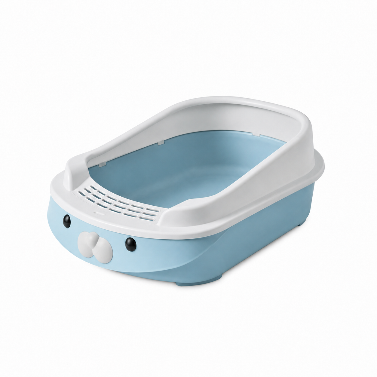Zugo Pastel Cartoon Blue Small 19x43x14 Litter Box