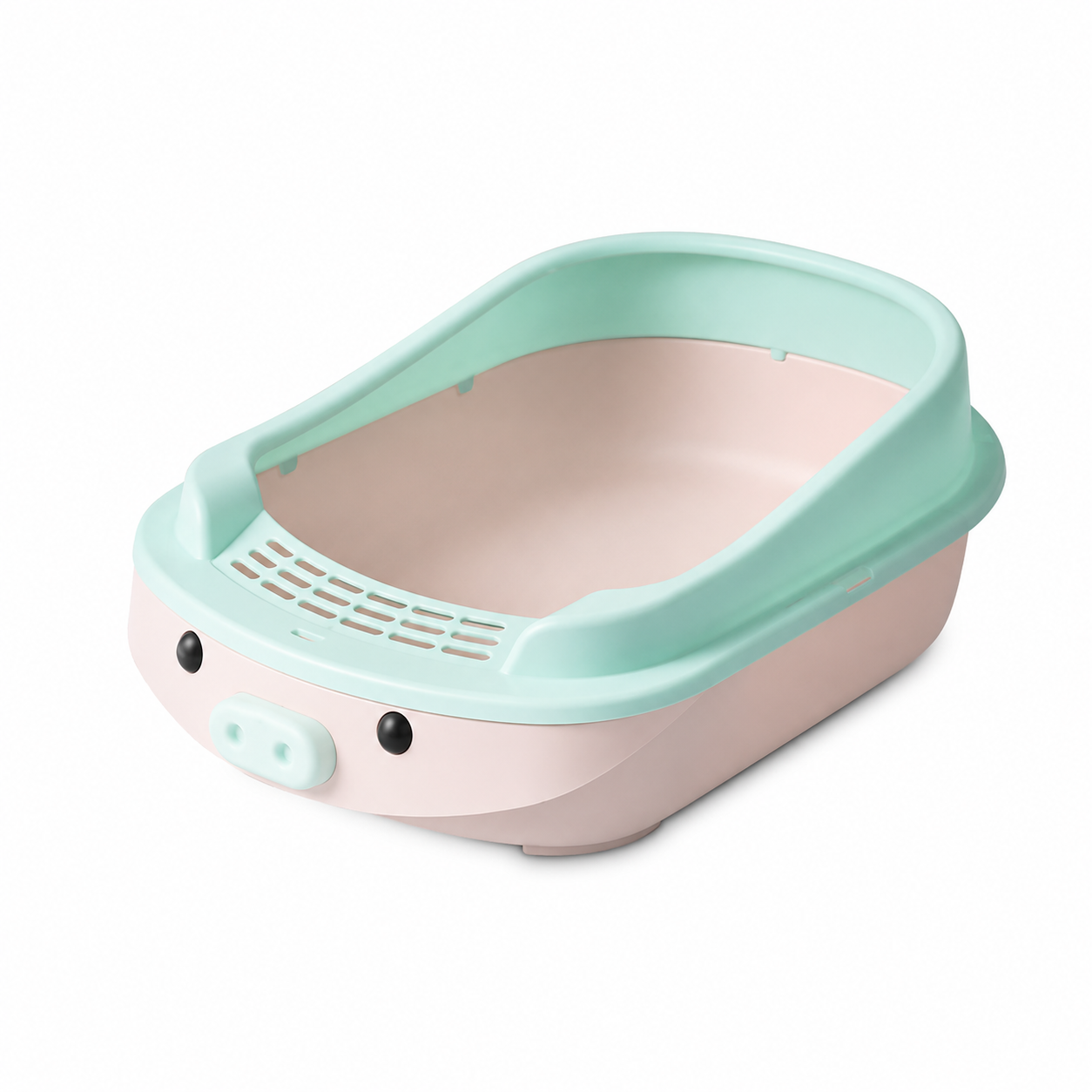 Zugo Pastel Cartoon Pink Large 44x29.2x16.2 Litter Box