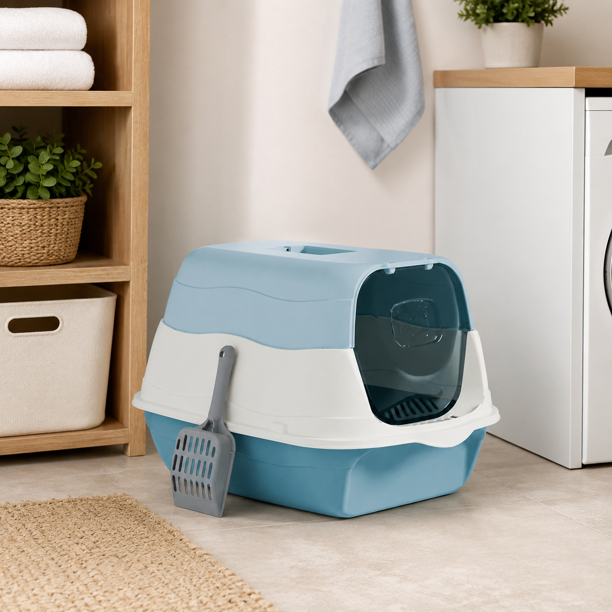 Zugo Classic Blue 50x34x33 Litter Box