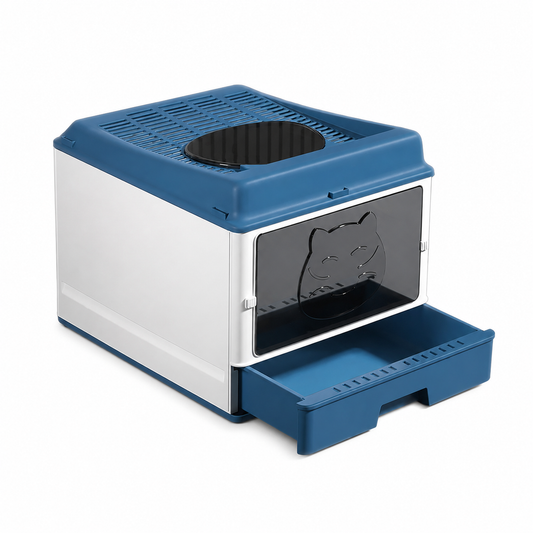 Zugo Drawer Blue 50x40x38 Litter Box
