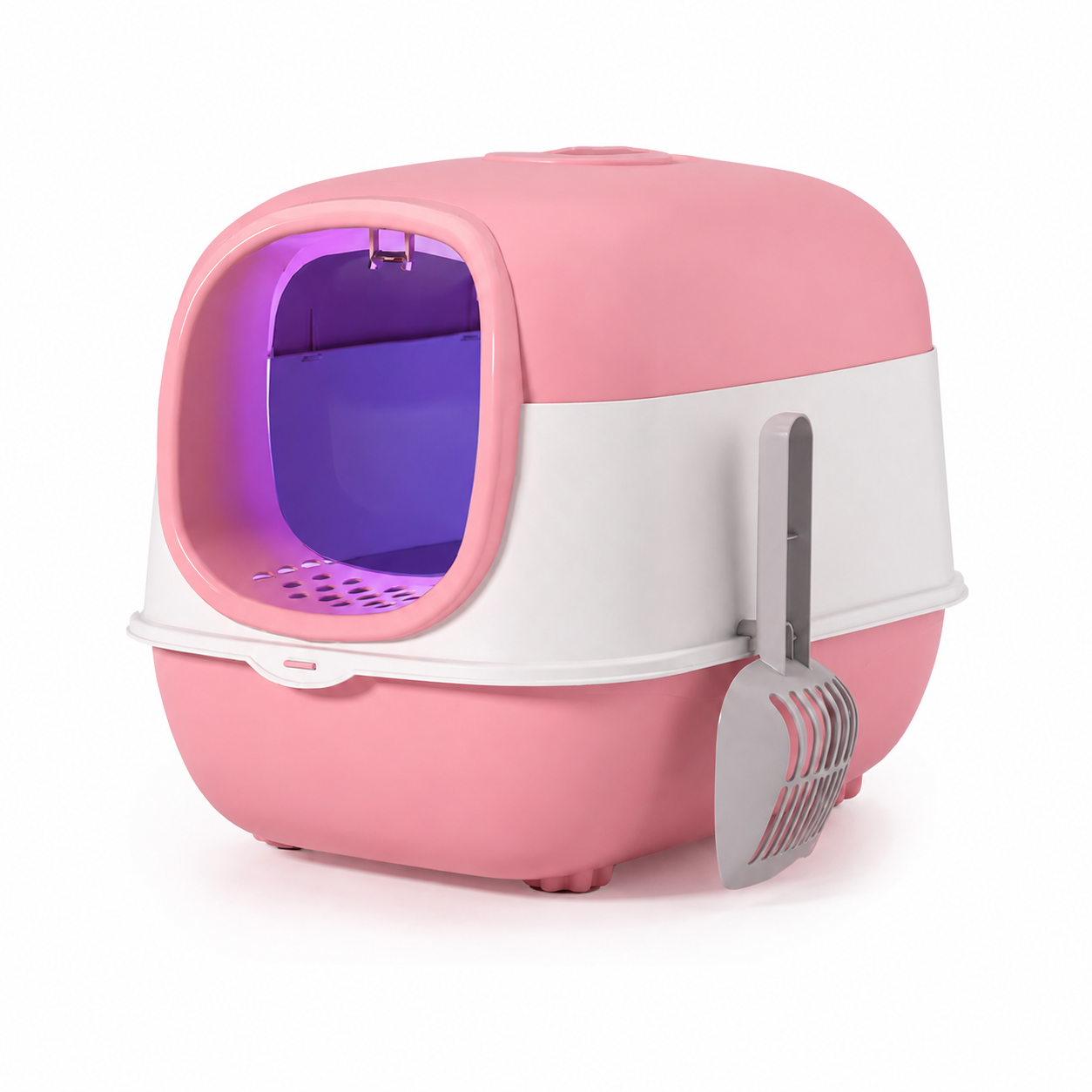 Zugo Orbit Pink 52x38x40 Litter Box