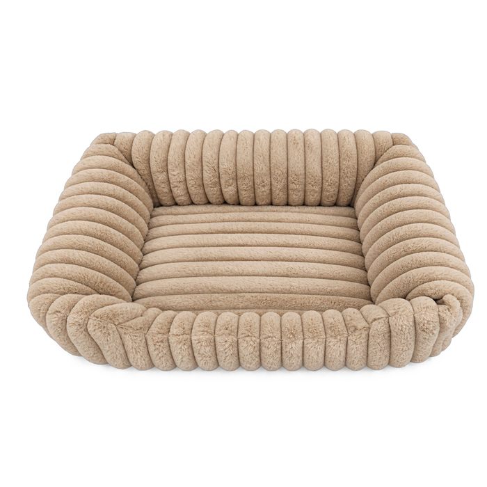 Zugo Ribbed Bed - Brown