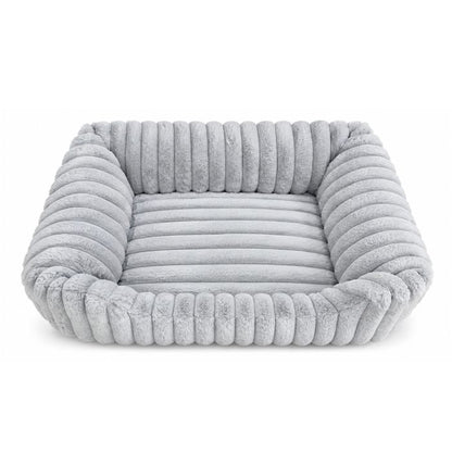 Zugo Ribbed Bed - Grey