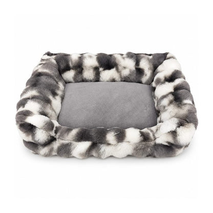Zugo Fluffy Bed - Black / White