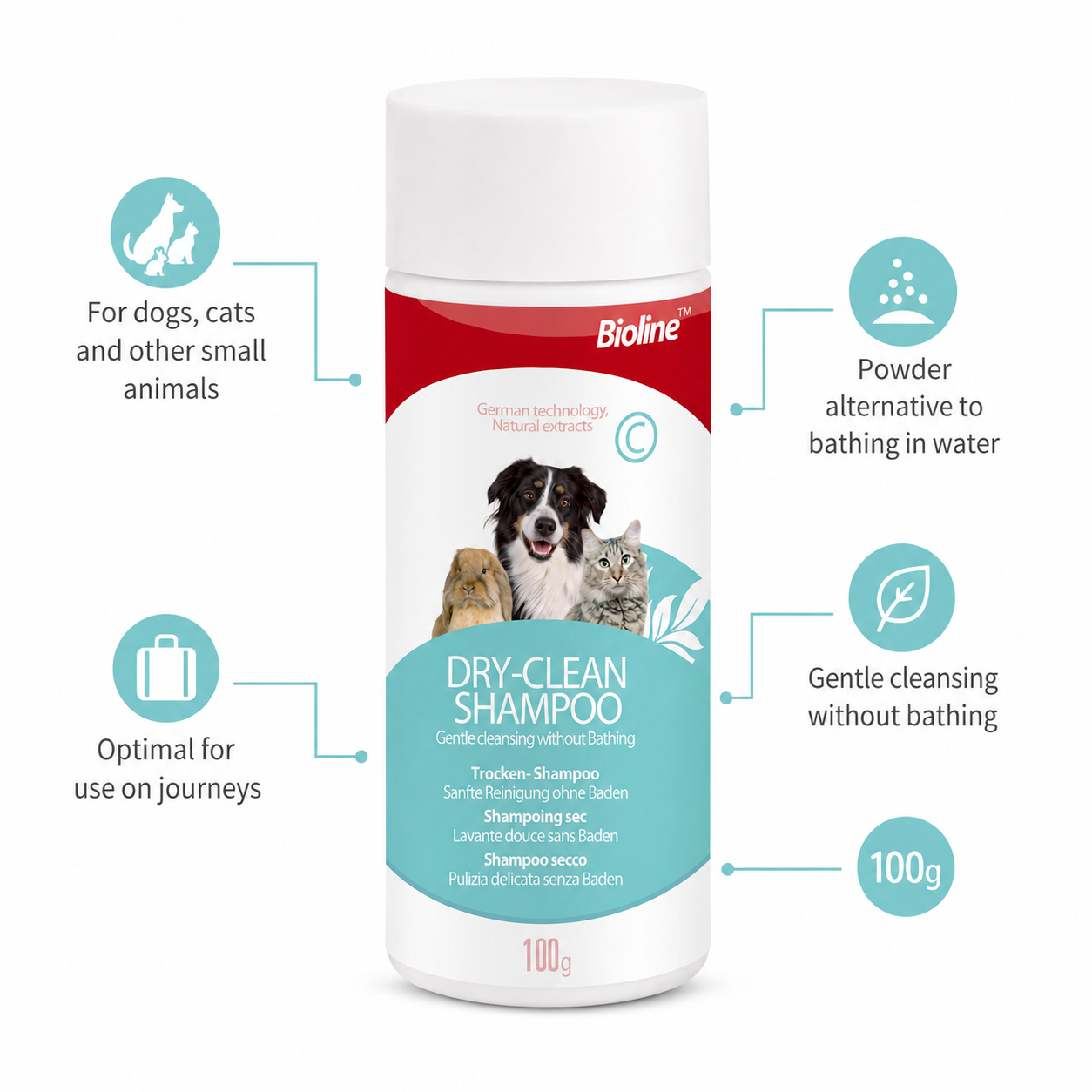 Bioline Shampoo Dry 100G
