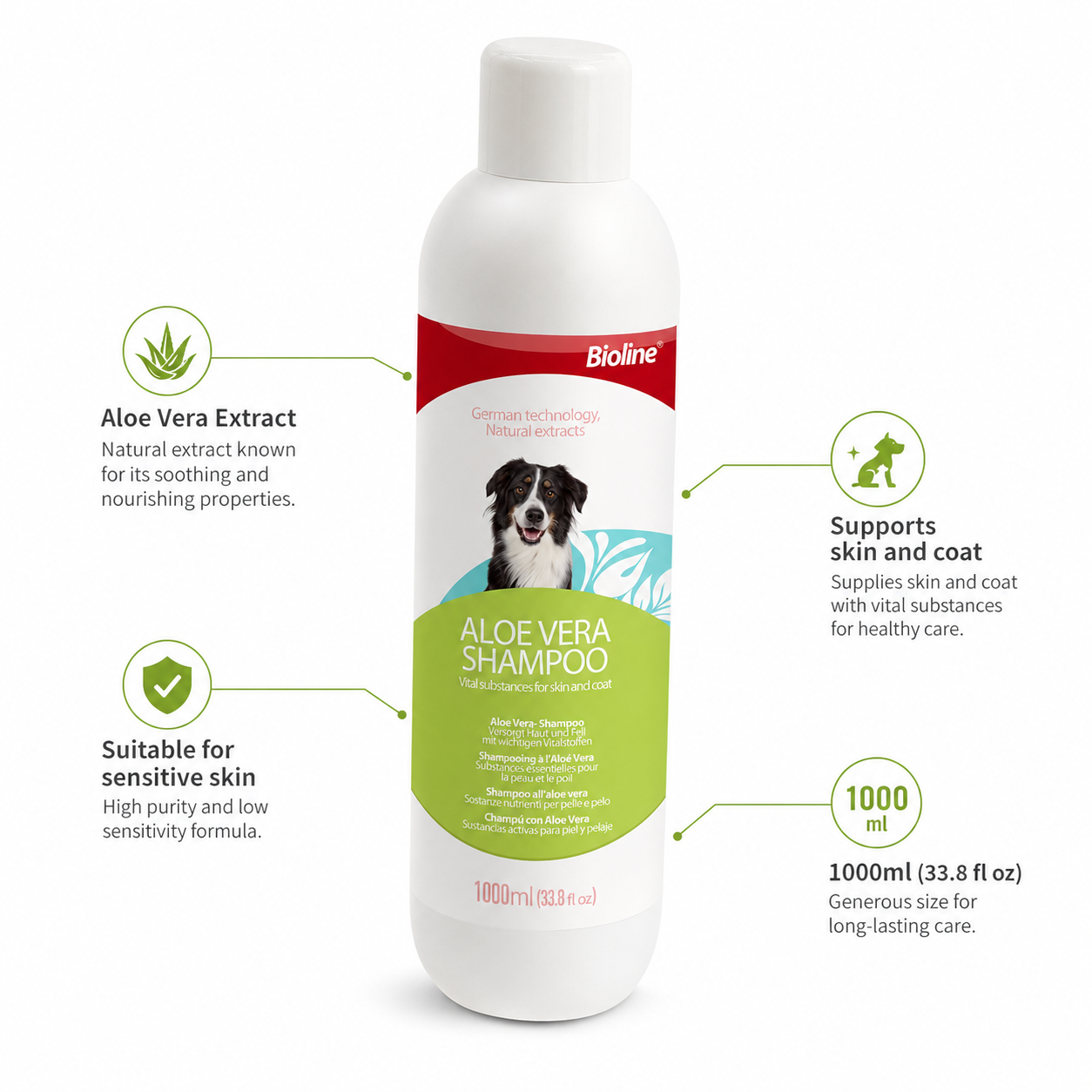Bioline Shampoo Aloe Vera