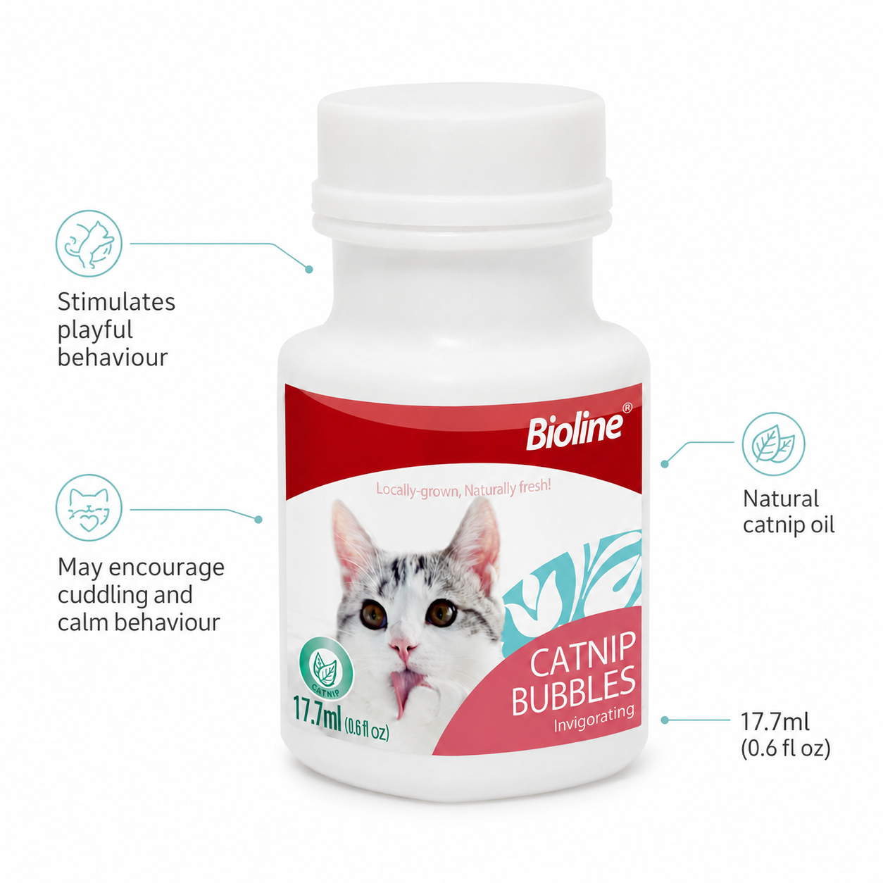 Bioline Catnip Bubbles 0.6oz