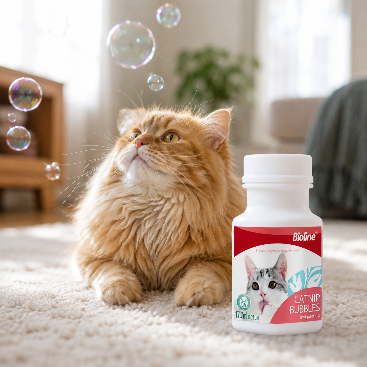 Bioline Catnip Bubbles 0.6oz