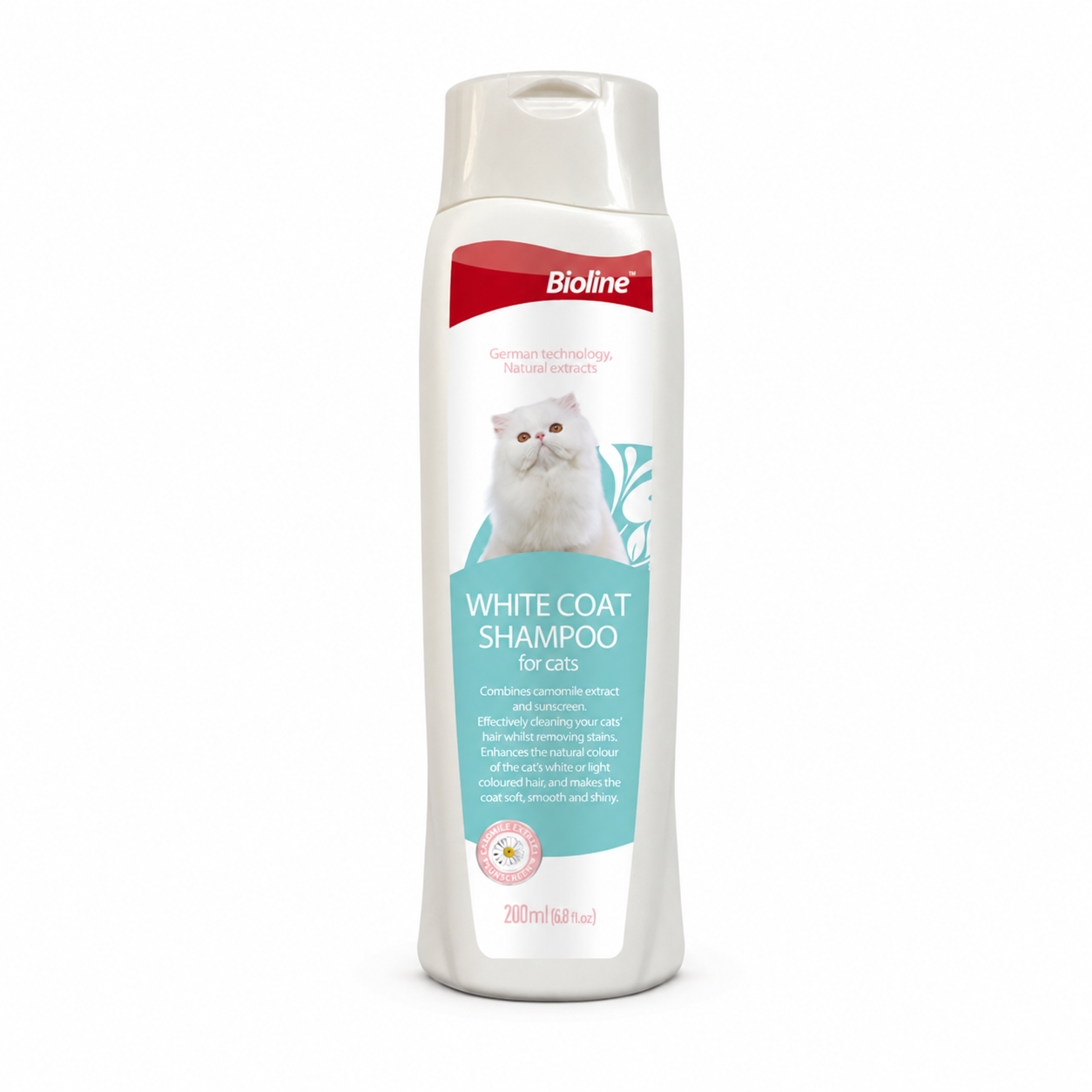 Bioline Shampoo White Coat Cat 200ml