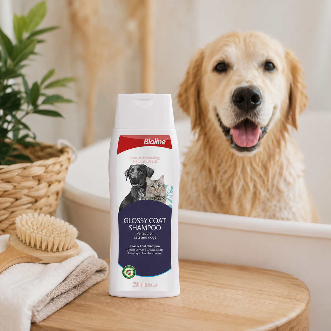 Bioline Shampoo Glossy Coat 250ml