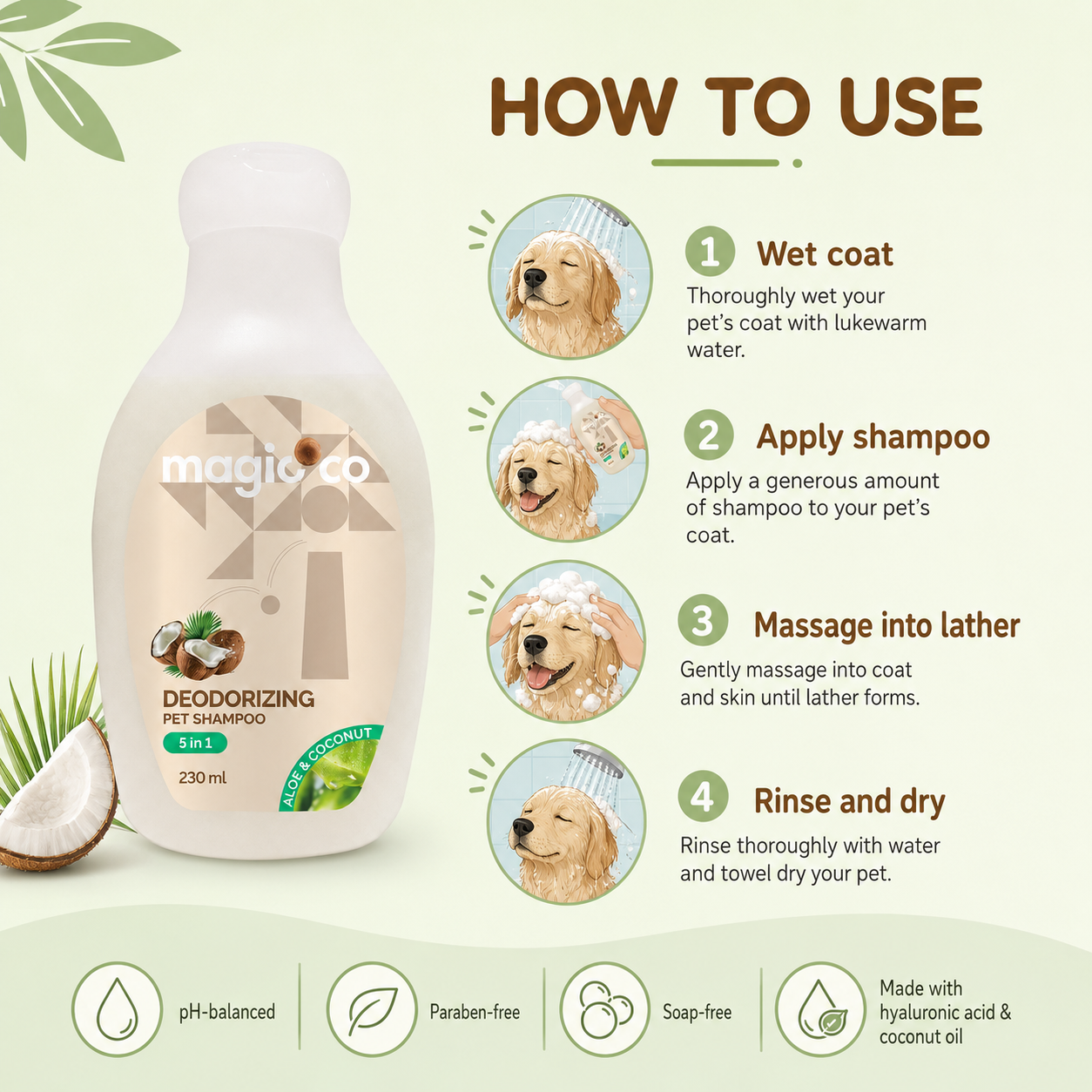 Magicoco Shampoo Deodorizing