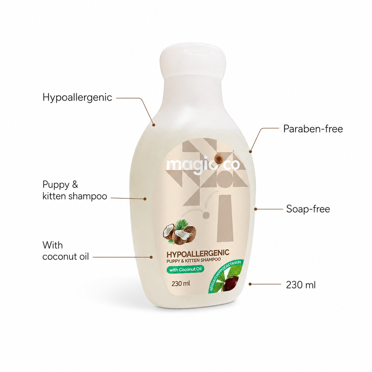 Magicoco Shampoo Hypoallergenic