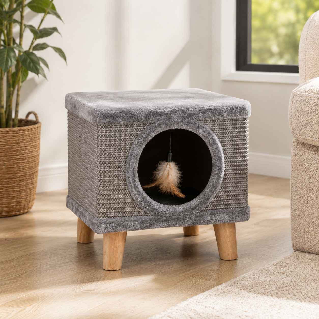 Zugo Sisal Cat Stool