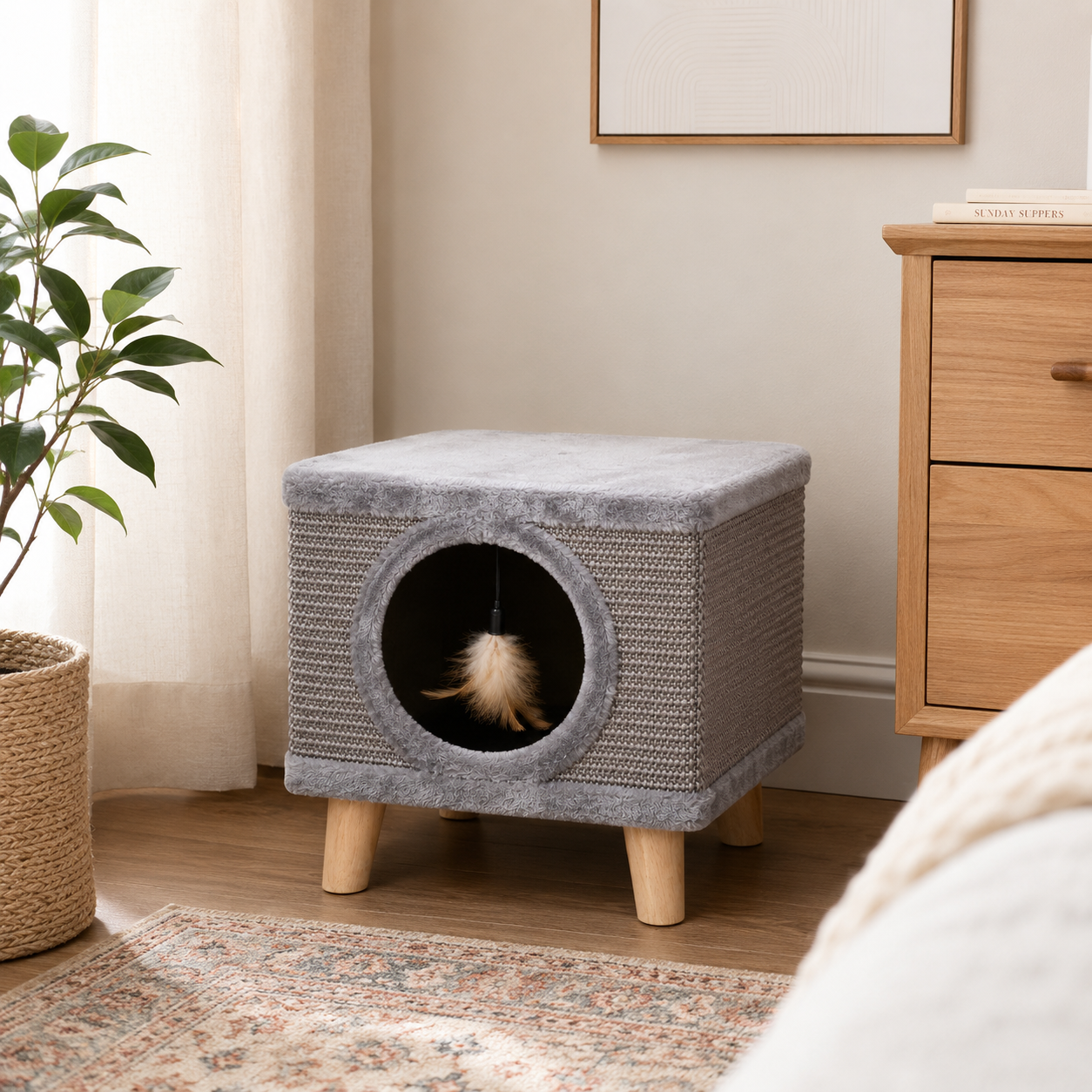 Zugo Sisal Cat Stool