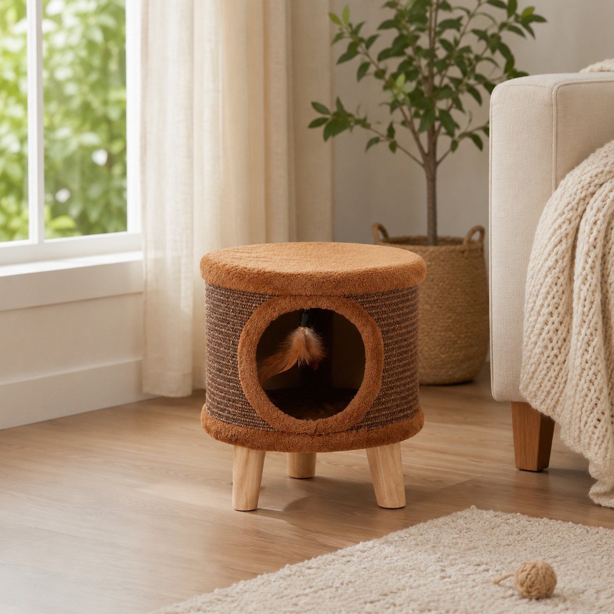 Zugo Sisal Cat Stool
