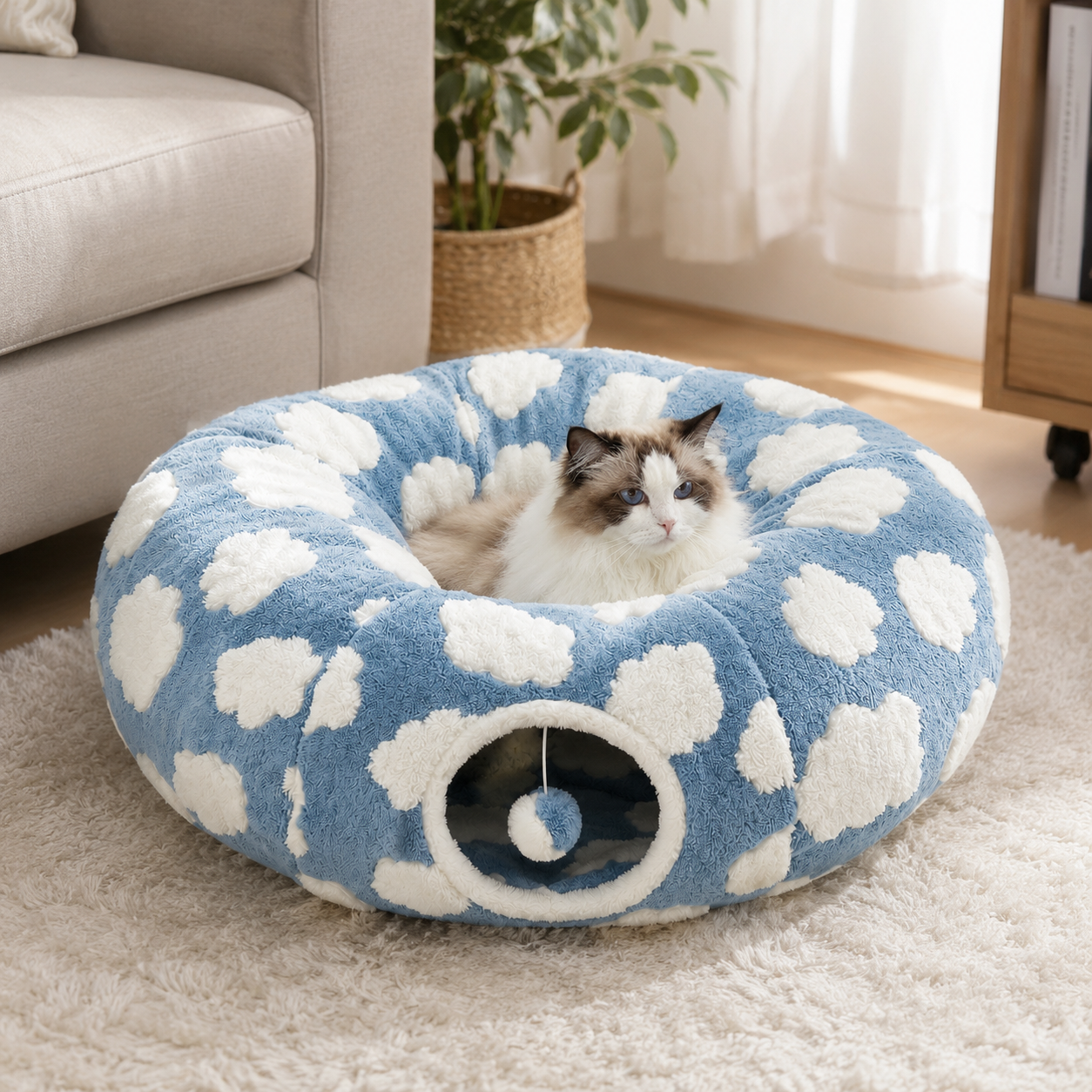 Zugo Tunnel 80x26x20 Blue Cloud