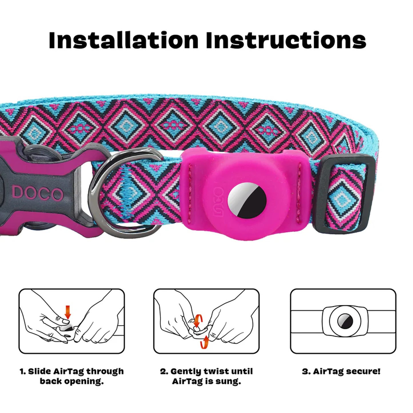Doco Airtag D11 Dog Collar