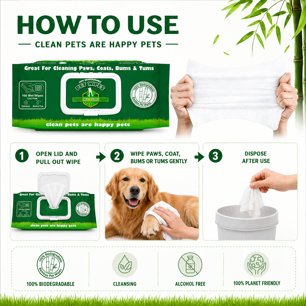 My Turf Eco Wipes
